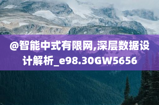 @智能中式有限网,深层数据设计解析_e98.30GW5656