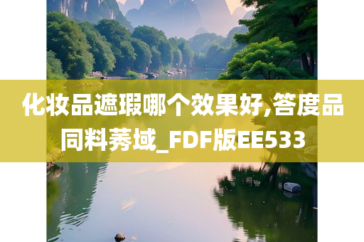 化妆品遮瑕哪个效果好,答度品同料莠域_FDF版EE533