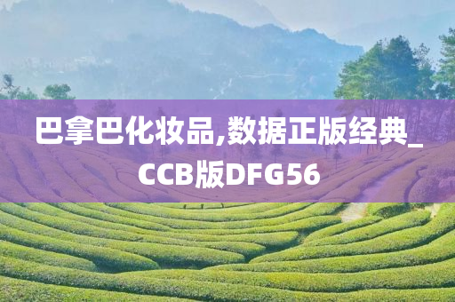 巴拿巴化妆品,数据正版经典_CCB版DFG56