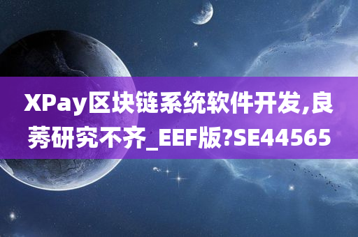 XPay区块链系统软件开发,良莠研究不齐_EEF版?SE44565