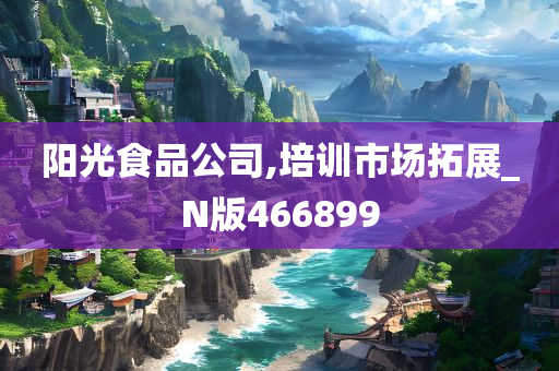 阳光食品公司,培训市场拓展_N版466899