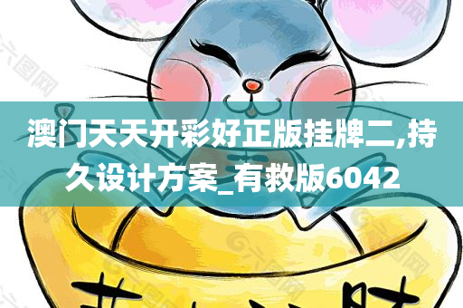 澳门天天开彩好正版挂牌二,持久设计方案_有救版6042
