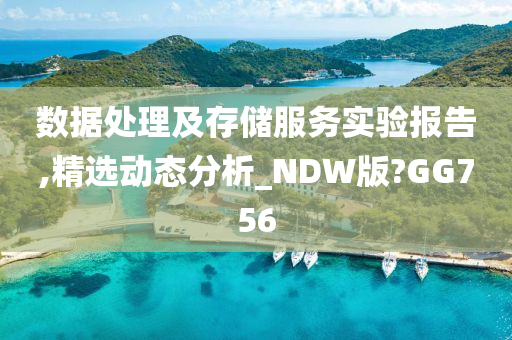 数据处理及存储服务实验报告,精选动态分析_NDW版?GG756