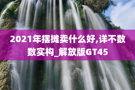 2021年摆摊卖什么好,详不数数实构_解放版GT45