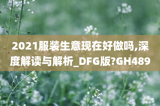 2021服装生意现在好做吗,深度解读与解析_DFG版?GH489