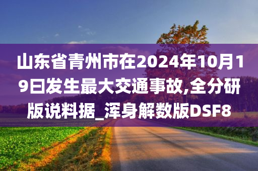 山东省青州市在2024年10月19曰发生最大交通事故,全分研版说料据_浑身解数版DSF8