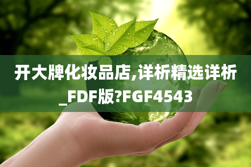 开大牌化妆品店,详析精选详析_FDF版?FGF4543