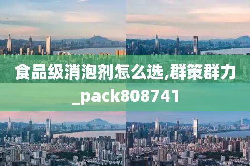 食品级消泡剂怎么选,群策群力_pack808741