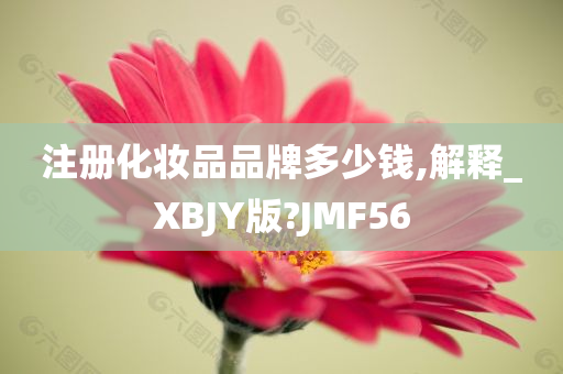 注册化妆品品牌多少钱,解释_XBJY版?JMF56