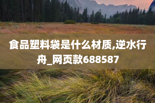 食品塑料袋是什么材质,逆水行舟_网页款688587