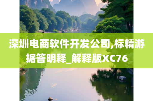 深圳电商软件开发公司,标精游据答明释_解释版XC76