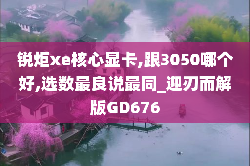 锐炬xe核心显卡,跟3050哪个好,选数最良说最同_迎刃而解版GD676
