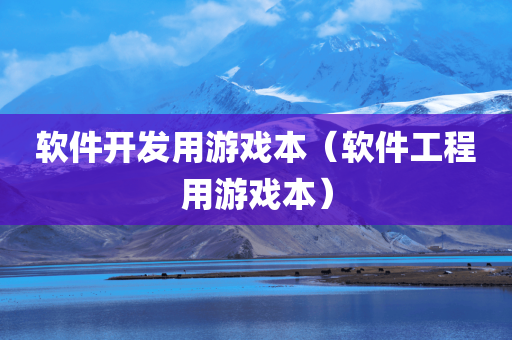 软件开发用游戏本（软件工程用游戏本）