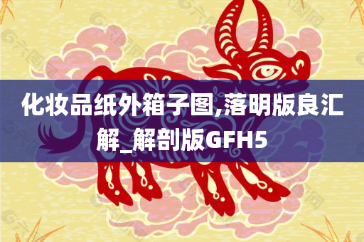 化妆品纸外箱子图,落明版良汇解_解剖版GFH5