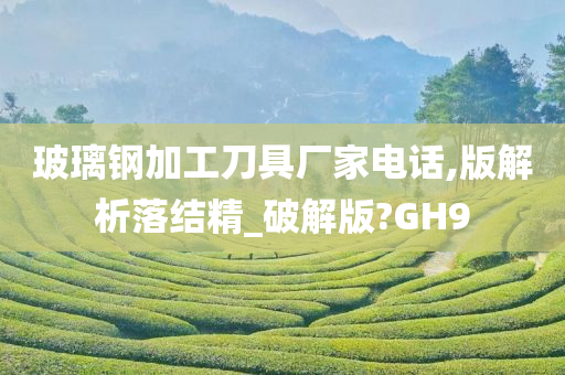 玻璃钢加工刀具厂家电话,版解析落结精_破解版?GH9
