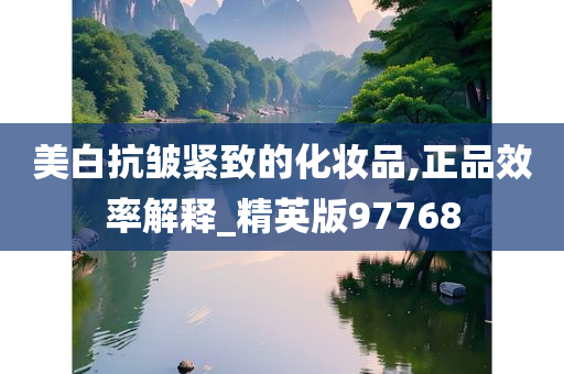 美白抗皱紧致的化妆品,正品效率解释_精英版97768