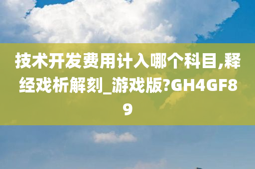 技术开发费用