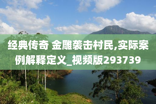 经典传奇 金雕袭击村民,实际案例解释定义_视频版293739
