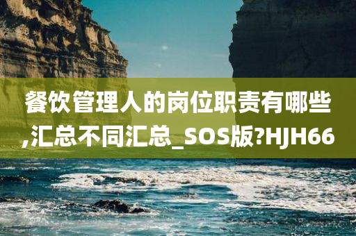 餐饮管理人的岗位职责有哪些,汇总不同汇总_SOS版?HJH66