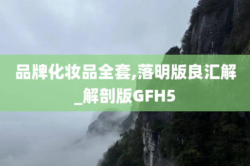 品牌化妆品全套,落明版良汇解_解剖版GFH5