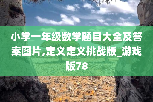 小学一年级数学题目大全及答案图片,定义定义挑战版_游戏版78