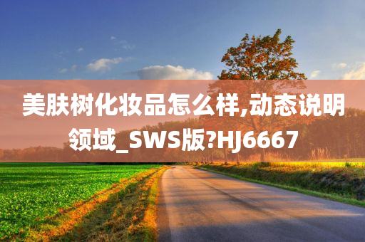 美肤树化妆品怎么样,动态说明领域_SWS版?HJ6667