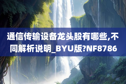 通信传输设备龙头股有哪些,不同解析说明_BYU版?NF8786