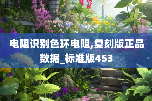 电阻识别色环电阻,复刻版正品数据_标准版453