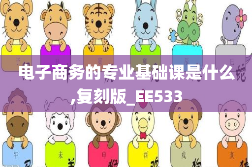 电子商务的专业基础课是什么,复刻版_EE533