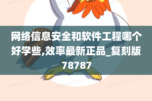 网络信息安全和软件工程哪个好学些,效率最新正品_复刻版78787