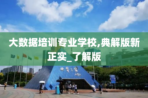 大数据培训专业学校,典解版新正实_了解版
