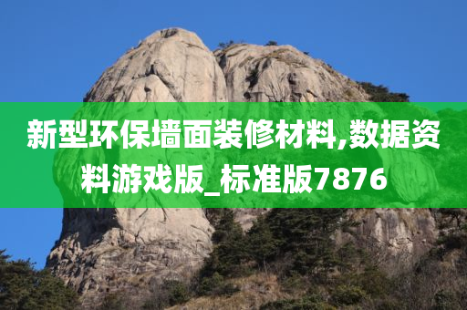 新型环保墙面装修材料,数据资料游戏版_标准版7876
