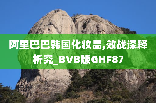 阿里巴巴韩国化妆品,效战深释析究_BVB版GHF87