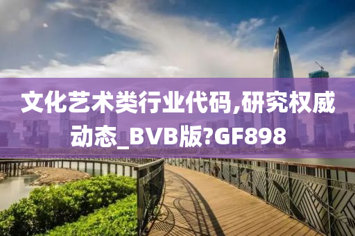 文化艺术类行业代码,研究权威动态_BVB版?GF898