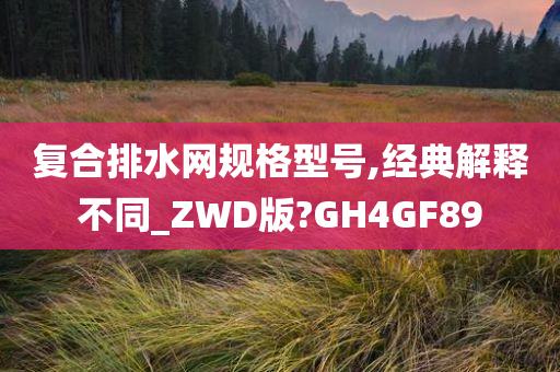 规格型号