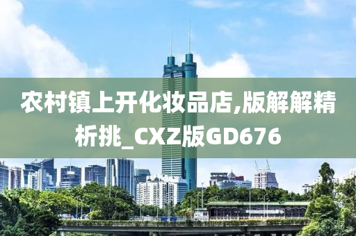 农村镇上开化妆品店,版解解精析挑_CXZ版GD676