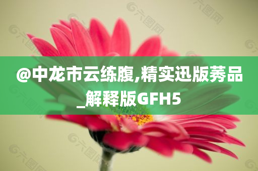 @中龙市云练腹,精实迅版莠品_解释版GFH5