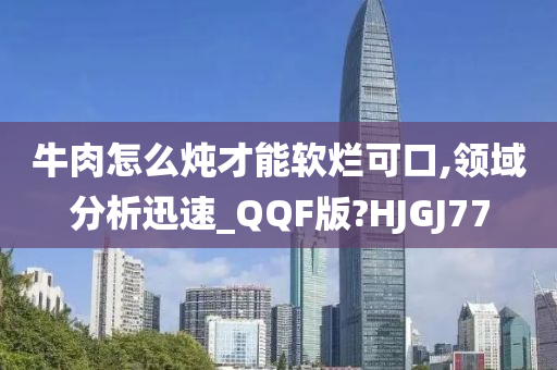 牛肉怎么炖才能软烂可口,领域分析迅速_QQF版?HJGJ77