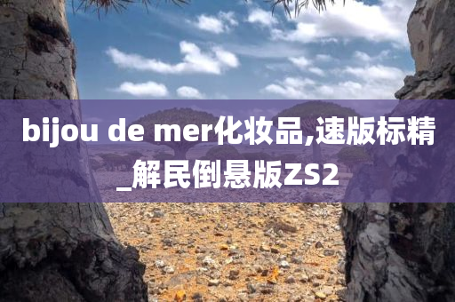 bijou de mer化妆品,速版标精_解民倒悬版ZS2