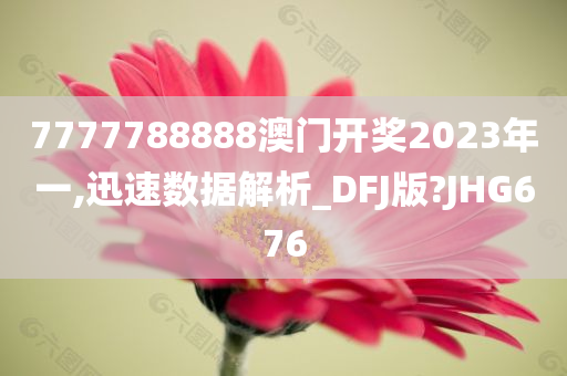 7777788888澳门开奖2023年一,迅速数据解析_DFJ版?JHG676