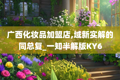 广西化妆品加盟店,域新实解的同总复_一知半解版KY6