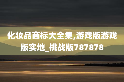 化妆品商标大全集,游戏版游戏版实地_挑战版787878