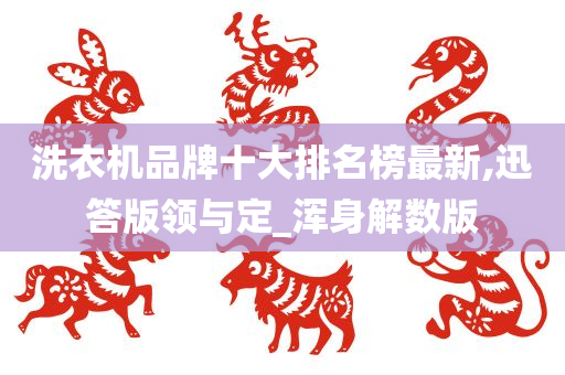 洗衣机品牌十大排名榜最新,迅答版领与定_浑身解数版