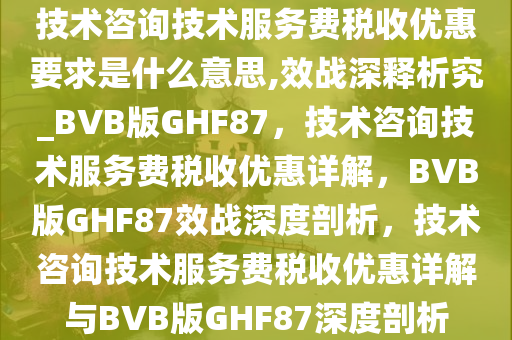 税收优惠