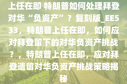 上任在即 特朗普如何处理拜登对华“负资产”？复刻版_EE533，特朗普上任在即，如何应对拜登留下的对华负资产挑战？，特朗普上任在即，应对拜登遗留对华负资产挑战策略揭秘