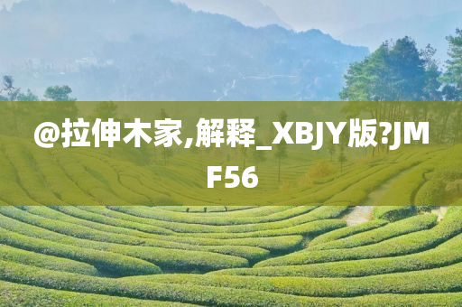 @拉伸木家,解释_XBJY版?JMF56