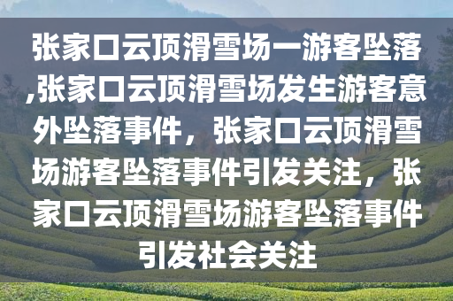 张家口云顶滑雪场一游客坠落,张家口云顶滑雪场发生游客意外坠落事件，张家口云顶滑雪场游客坠落事件引发关注，张家口云顶滑雪场游客坠落事件引发社会关注