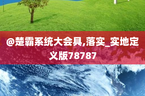 @楚霸系统大会具,落实_实地定义版78787