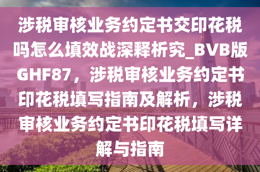 涉税审核业务约定书交印花税吗怎么填效战深释析究_BVB版GHF87，涉税审核业务约定书印花税填写指南及解析，涉税审核业务约定书印花税填写详解与指南