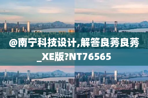 @南宁科技设计,解答良莠良莠_XE版?NT76565